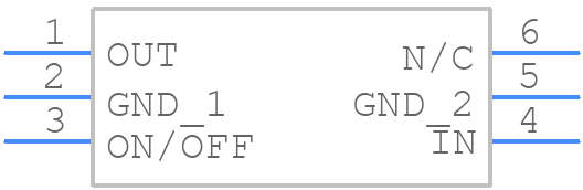SIP32432DR3-T1GE3 - Vishay - PCB symbol