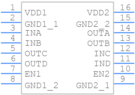 4DIR2400HXUMA1 - Infineon - PCB symbol