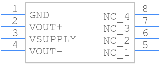 NSCDRRN001PDUNV - Honeywell - PCB symbol