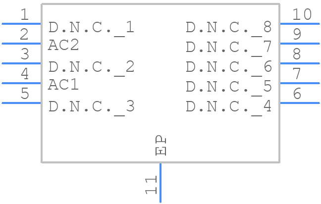 MAX66240ETB+ - Analog Devices - PCB symbol