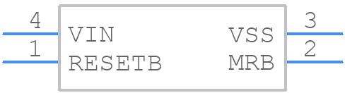 XC6127C15A7R-G - Torex - PCB symbol