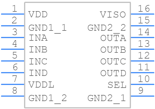 NSIP8840 - NOVOSENSE - PCB symbol