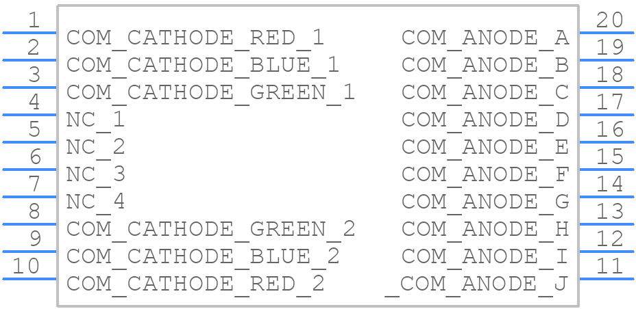 OSX10201-LRPB2 - OptoSupply - PCB symbol