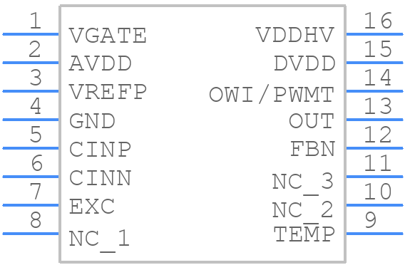 NSC9260 - NOVOSENSE - PCB symbol