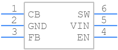 LMR51603YDBVR - Texas Instruments - PCB symbol