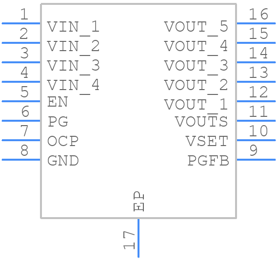 ISL75054M30VZ - Renesas Electronics - PCB symbol