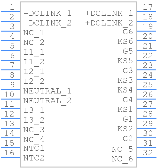 M2TP80M12W2-2LA - STMicroelectronics - PCB symbol