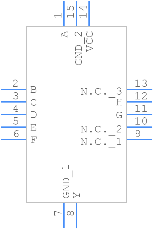 74AHC30BZZ - Nexperia - PCB symbol