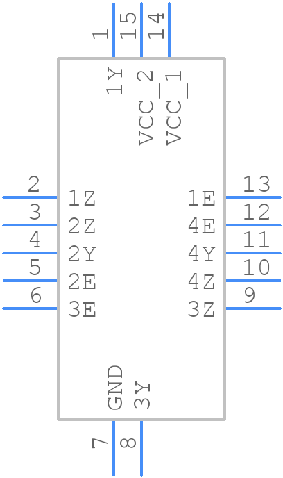 74HC4066BZZ - Nexperia - PCB symbol