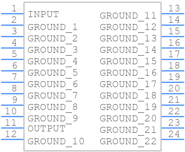 CBP-1953AF+ - Mini-Circuits - PCB symbol