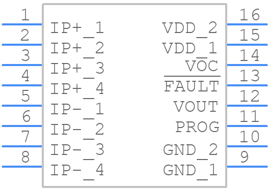 ACS37035KLACTR-020B5 - Allegro Microsystems - PCB symbol
