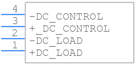 CMX100D10 - CRYDOM - PCB symbol