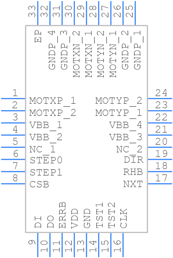 NCV70514MW007R2G - onsemi - PCB symbol