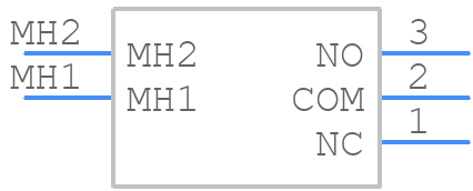 1103M2S3AQE2 - LITTELFUSE - PCB symbol