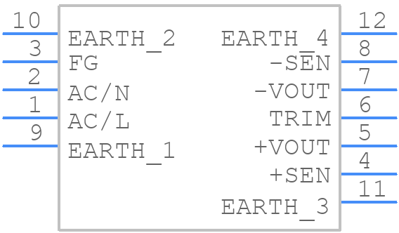 CBM150S120 - Cincon - PCB symbol