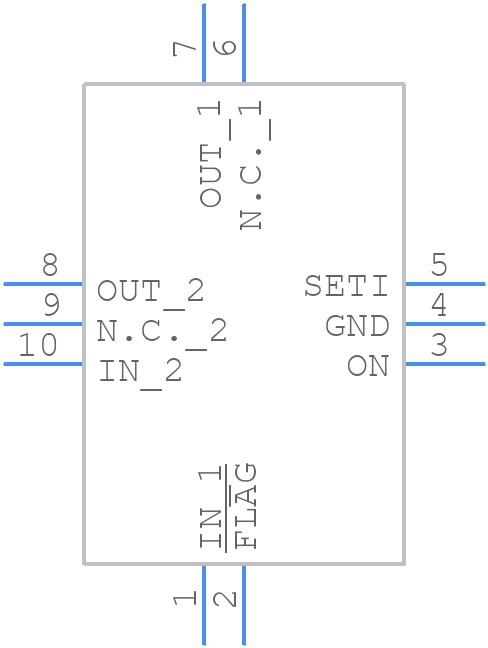 MAX4995CAVB+ - Analog Devices - PCB symbol