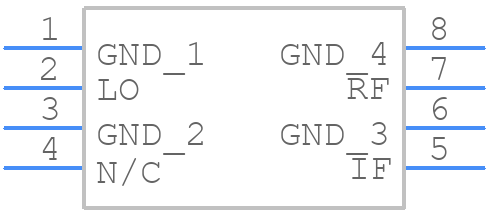 HMC207AS8TR - Analog Devices - PCB symbol