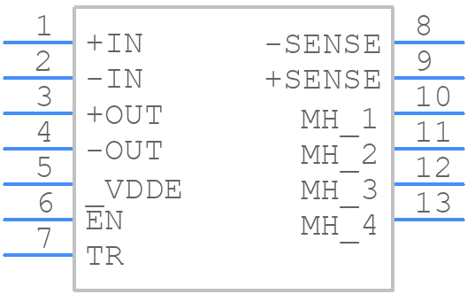 DCM3414B50M13C2T09 - VICOR - PCB symbol