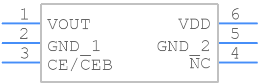 R1171S421B-E2-FE - Nisshinbo - PCB symbol