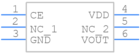 R1524K033B-TR - Nisshinbo - PCB symbol