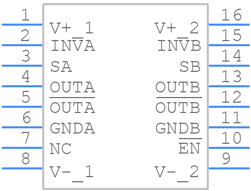 LT1568IGN - Analog Devices - PCB symbol