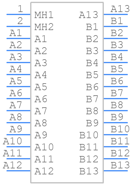 1-2271888-3 - TE Connectivity - PCB symbol