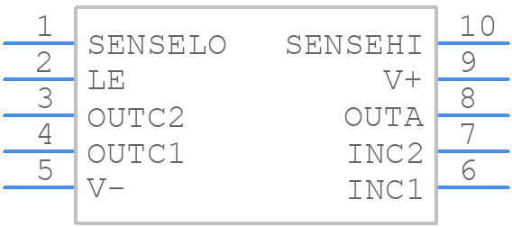 LT6119IMS-1#PBF - Analog Devices - PCB symbol
