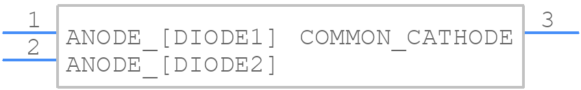 BAV70 - Nexperia - PCB symbol