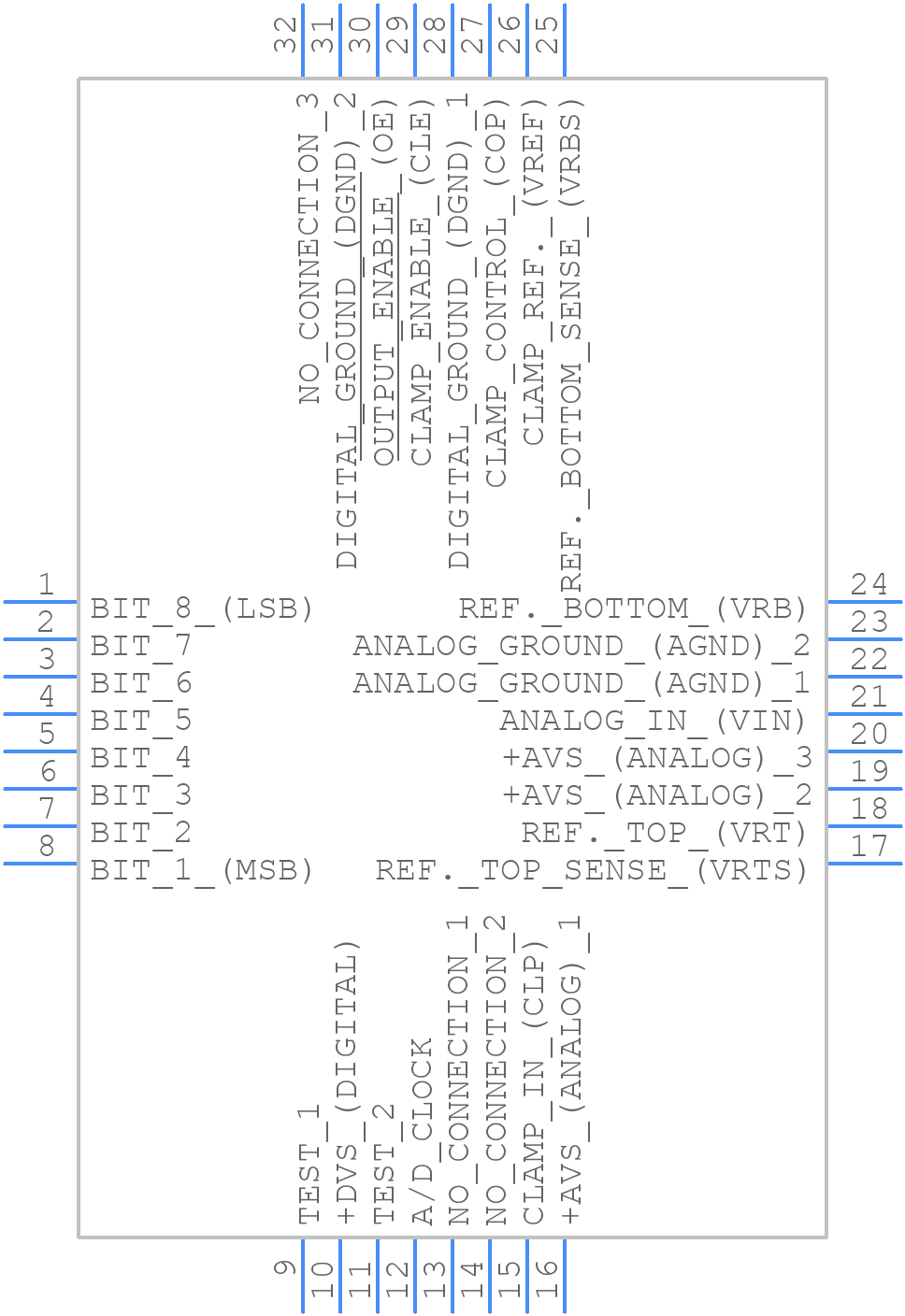 ADC-321 - DATEL - PCB symbol