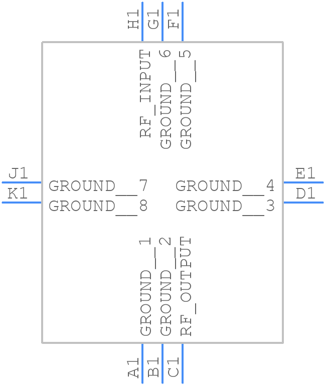 TB1180A - TAI-SAW Technology - PCB symbol