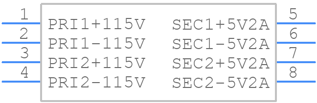 162H10 - Hammond Manufacturing - PCB symbol