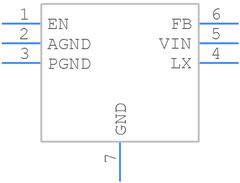 RT8099GQU - RICHTEK - PCB symbol
