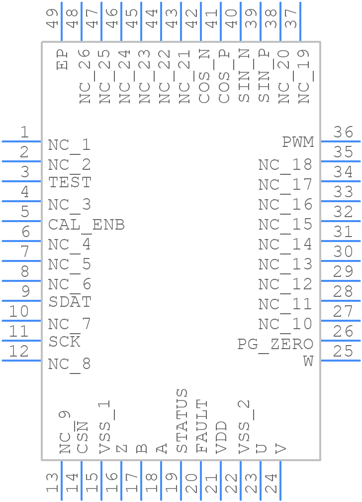 MT6709 - NOVOSENSE - PCB symbol