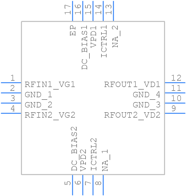 TQP3M9040 - Qorvo - PCB symbol