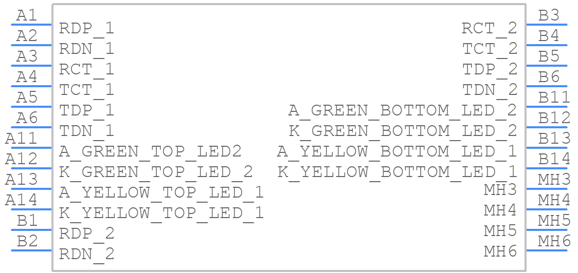 1840854-3 - Bel - PCB symbol