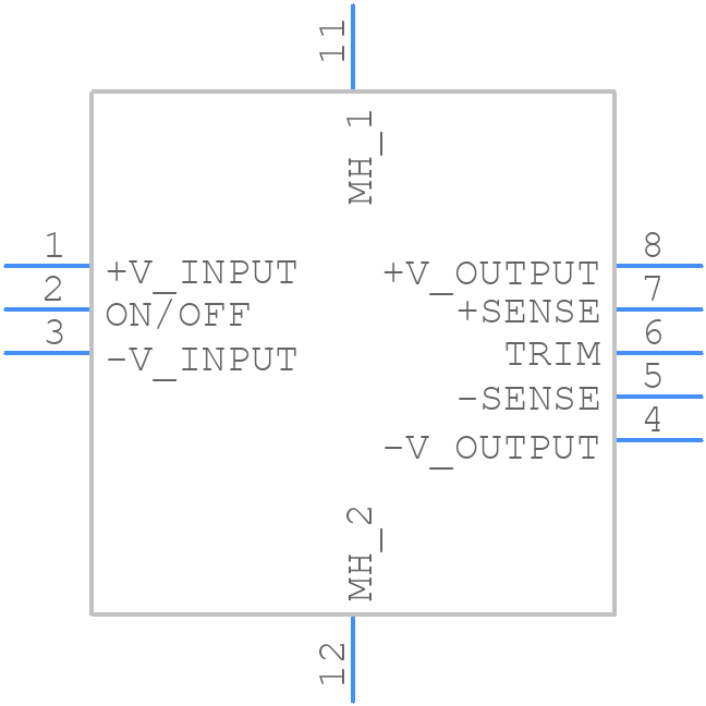 CQB150W8-36S24 - Cincon - PCB symbol