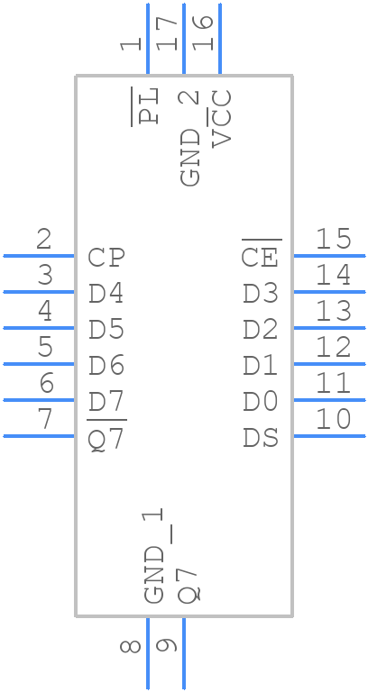 74HCT165BZX - Nexperia - PCB symbol