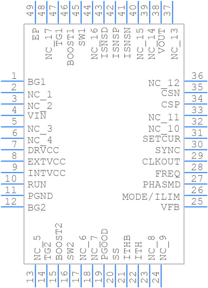 LTC7878AUK#PBF - Analog Devices - PCB symbol