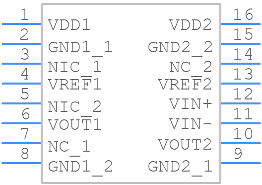 ADUM4195BRIZ-RL - Analog Devices - PCB symbol