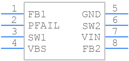 MP5493GJ-Z - Monolithic Power Systems (MPS) - PCB symbol