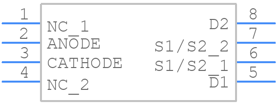 G3VM61FR1 - OMRON Electronics - PCB symbol