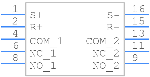 G6AK234PSTUSDC12 - Omron Electronics - PCB symbol
