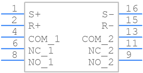 G6AK234PSTUSDC12 - OMRON Electronics - PCB symbol