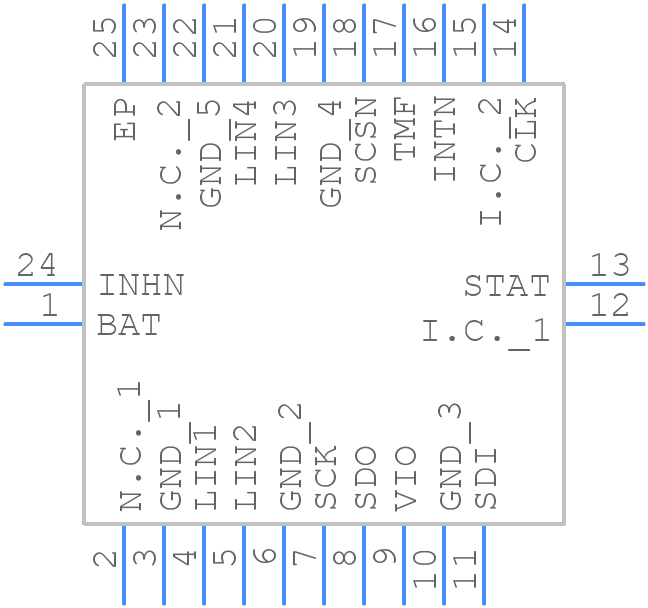 SJA1124BHG - NXP - PCB symbol