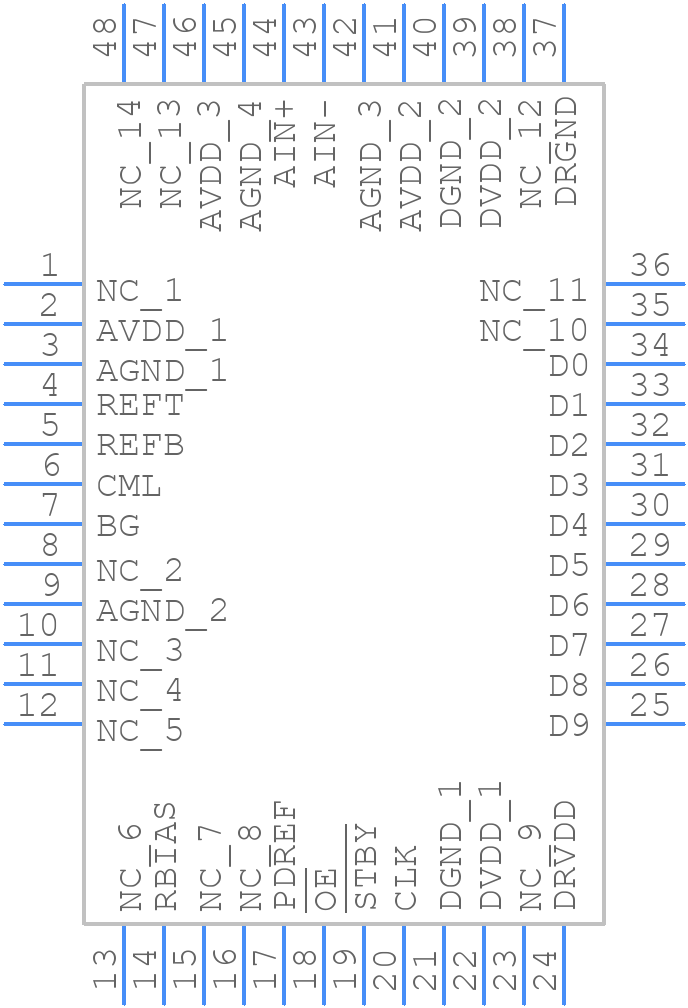 ADS5102IPFB - Texas Instruments - PCB symbol