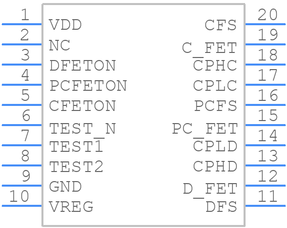 ML5810ATDZ87FL - ROHM Semiconductor - PCB symbol