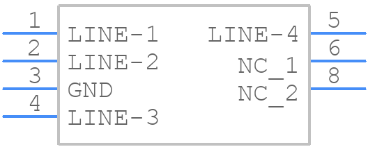 AZ1345-04F.R7G - Amazing Microelectronic Corp. - PCB symbol