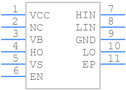 IXD0579MTR - LITTELFUSE - PCB symbol