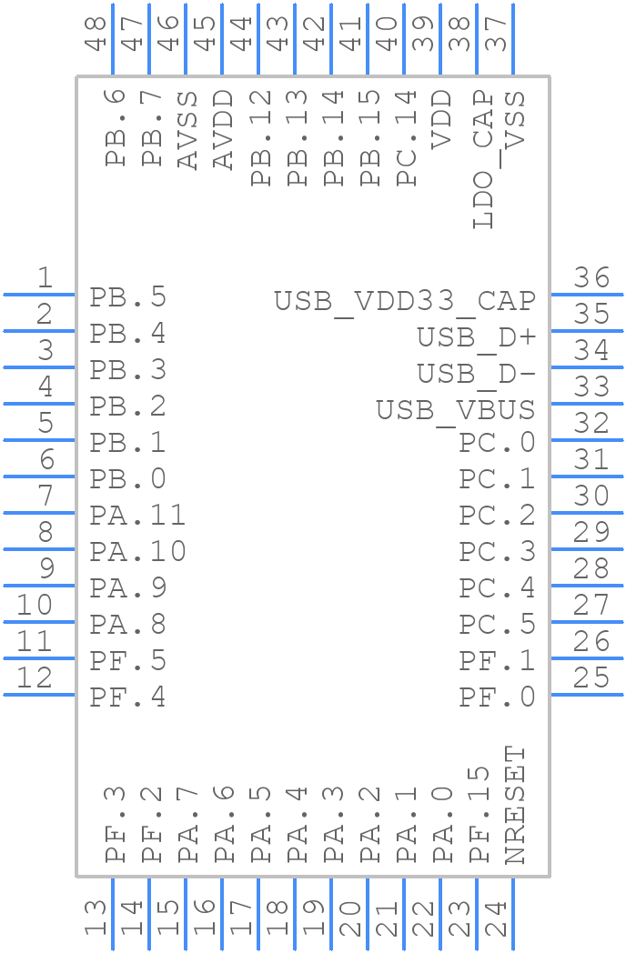 M253LE3AE - Nuvoton - PCB symbol