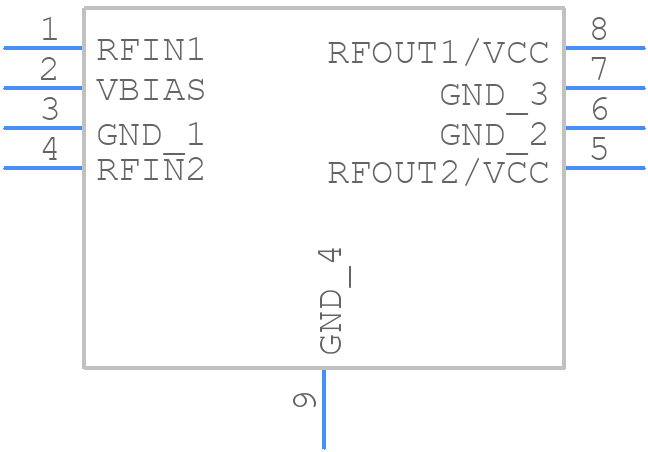 RFCA8828TR13 - Qorvo - PCB symbol